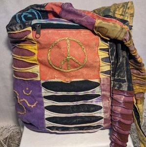 Cross body peace bag